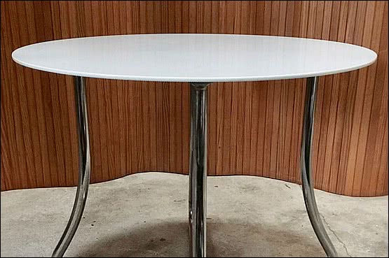 ☑️ 20th Century Decorative Arts |pel chrome modernist table 