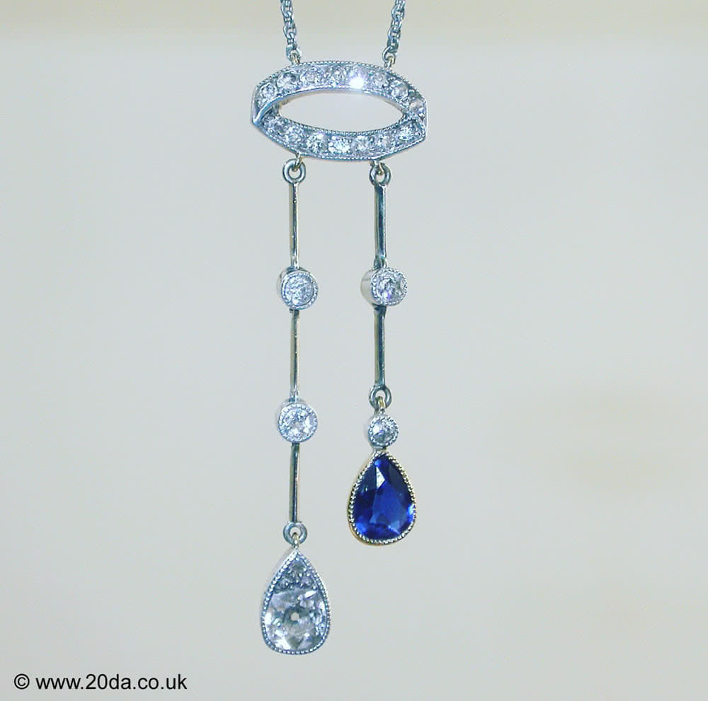  20th Century Decorative Arts |diamond negligee necklace