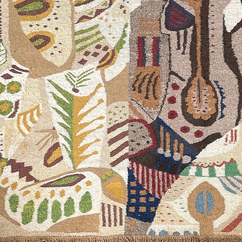 A Large Masana Tapestry, c1970, Handmade in Lebowa (now part
              of South Africa)