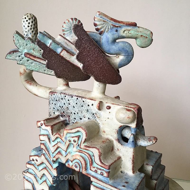 Alan Heaps (b.1941), Studio Pottery Kinetic Sculpture. c1980’s 