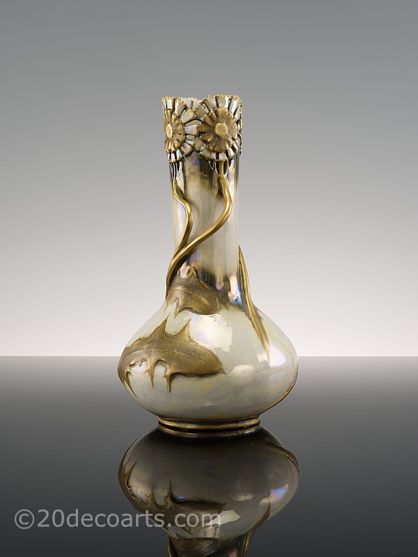  20th Century Decorative Arts |Art Nouveau Vase - RStK, Amphora 