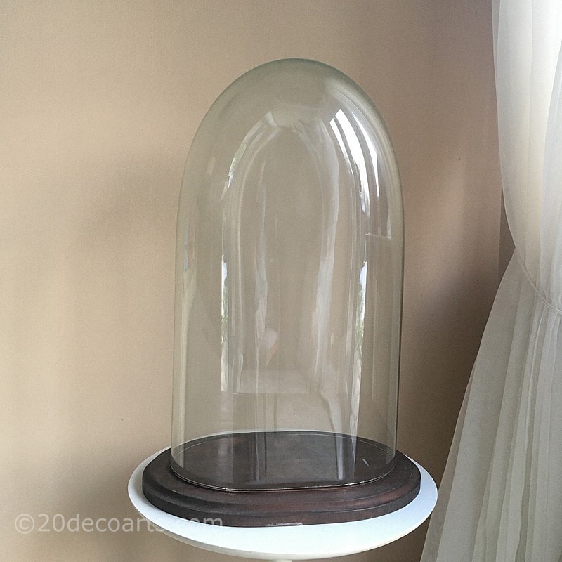 Victorian glass display domes - various sizes and shapes available ranging from 72.5 to 32 cm in height