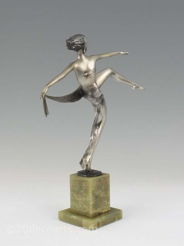Adolph art deco bronze figure for sale