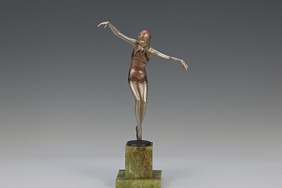 ☑️josef Lorenzl art deco bronze figures for sale 
