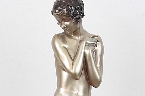 ☑️ Josef Lorenzl art deco bronze figure 