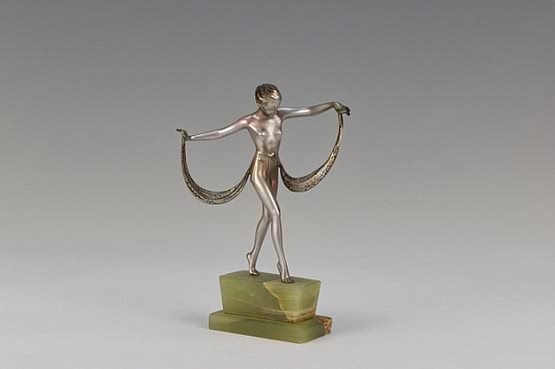 ☑️ art deco bronze by josef lorenzl bronze sculpture dancer