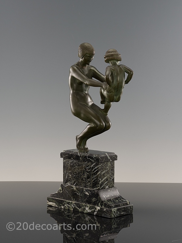  Pierre Le Faguays, Art Deco Bronze France circa 1920's  20th Century Decorative Arts