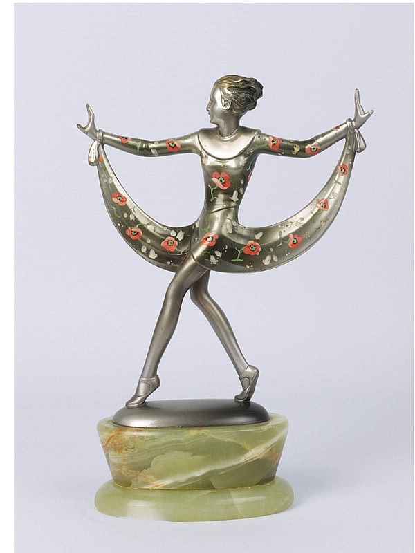  Josef Lorenzl Art Deco bronze sculpture Lorenzo