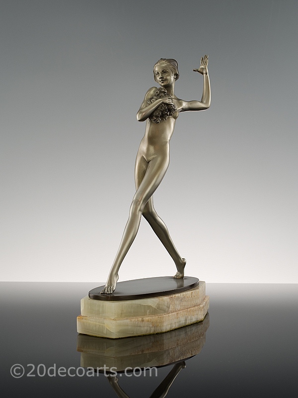  Josef Lorenzl - Art Deco Bronze Figur