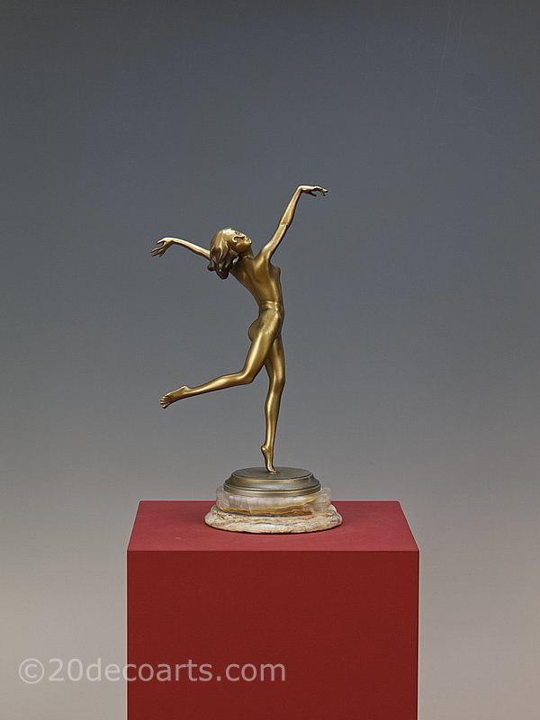  josef lorenzl bronze dancer