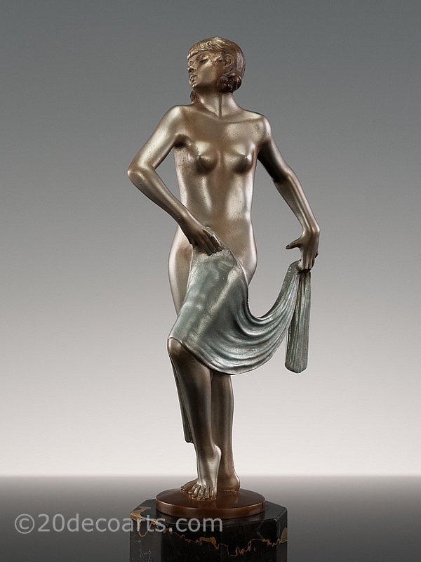   Lorenzl Art Deco Dancing lady figurine 1925  