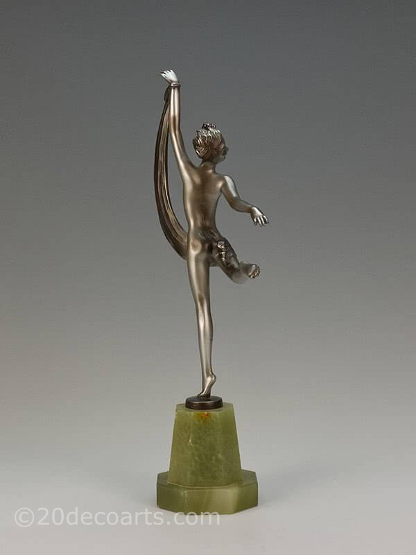  20th Century Decorative Arts |  Josef Lorenzl, Art Deco bronze figure 1930s Vienna 1